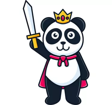 Király panda kaland póló gyerekeknek - TenStickers