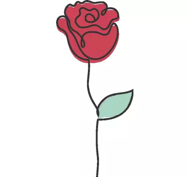 Stílusos virágmintás póló - TenStickers