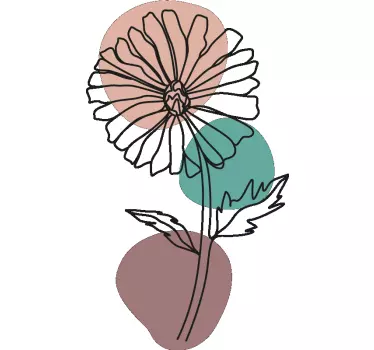 Virágos inspiráció motívum póló - TenStickers