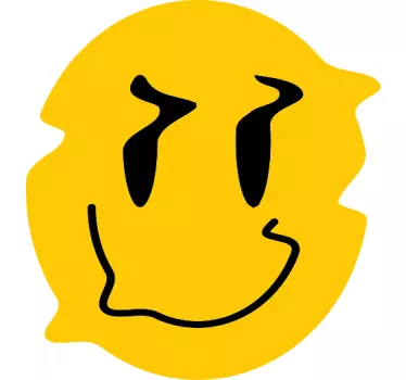 Sárga, eltorzult mosolyú gyerek ing - TenStickers