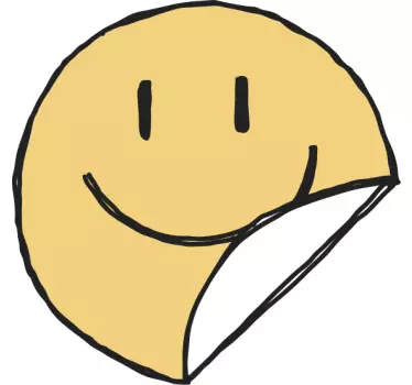 Sárga mosoly zsírkréta arc gyerek póló - TenStickers