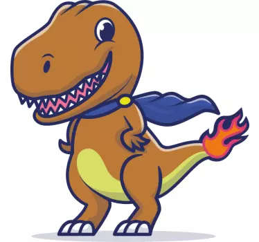 Szuperhős dino gyerek ing - TenStickers