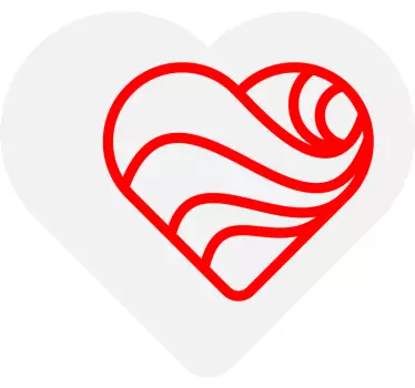 Szív mintás ölelés pólók párosít - TenStickers