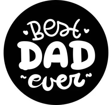 Valaha a legjobb apa buborékos apa és fia ingben - TenStickers
