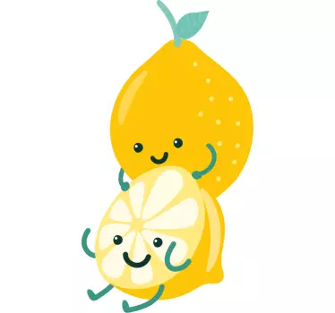 Vidám citrom karakterek póló - TenStickers
