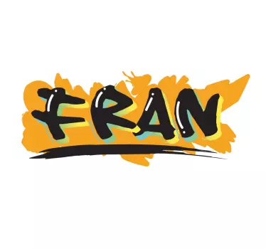Városi stílusú színes graffiti ing - TenStickers