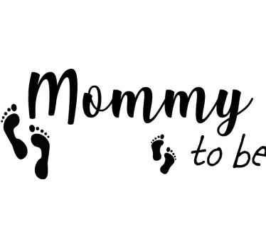 Anya és lánya póló - mama papa baba lábak - TenStickers