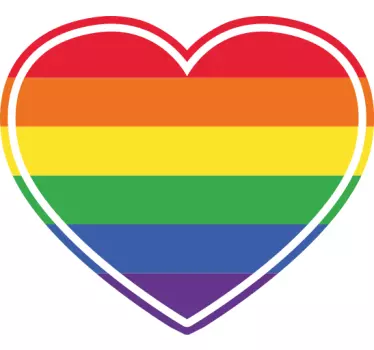 Vibráló szív illusztráció póló - TenStickers