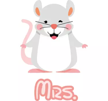 Cuki egyező rágcsálók anya és lánya póló - TenStickers