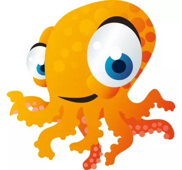 Vidám polip karakter póló gyerekeknek - TenStickers
