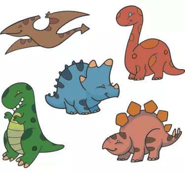 Színes baba dinoszaurusz gyerek ing - TenStickers