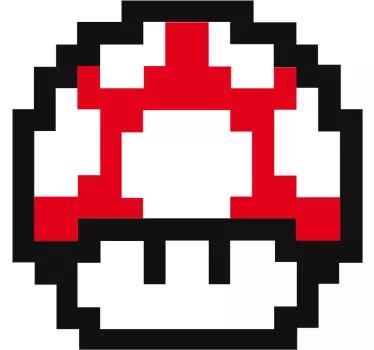 Mario pixeles gombás gyerek ing - TenStickers