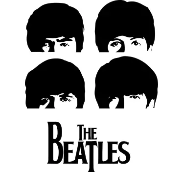 Beatles ikonikus arcai póló - TenStickers