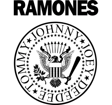A ramones logó póló - TenStickers