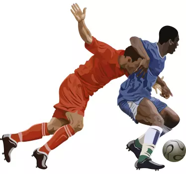 Sportos akcióábrázolás póló - TenStickers