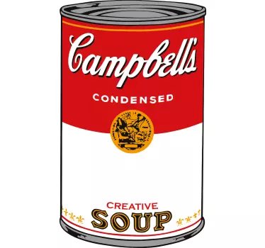 Campbell leveses konzerv póló - TenStickers