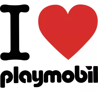Playmobil szeretet póló gyerekeknek - TenStickers