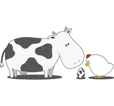 Aranyos farm Állatok együtt póló gyerekeknek - TenStickers