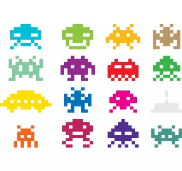 Space invaders póló - TenStickers