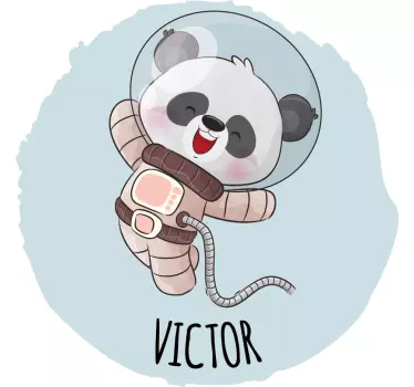 Aranyos panda fiúnak baba pólóval - TenStickers
