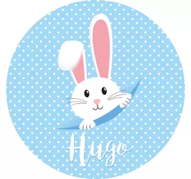 Aranyos nyuszi fiúnak baba pólóval - TenStickers