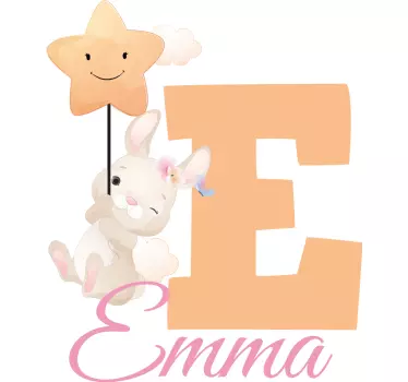 Csillagos léggömbös e póló baba - TenStickers