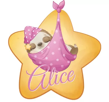 Pihenő lajhár mintás póló gyerekeknek - TenStickers