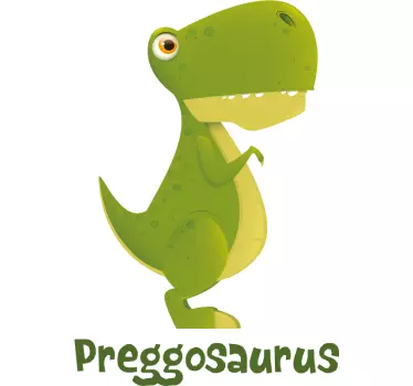 Vicces kismama dinoszaurusz vicc baba póló - TenStickers