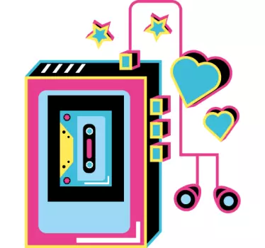 Retro szalag szimbólum póló gyerekeknek - TenStickers
