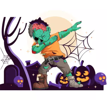 Zombi tánc halloween pólók - TenStickers