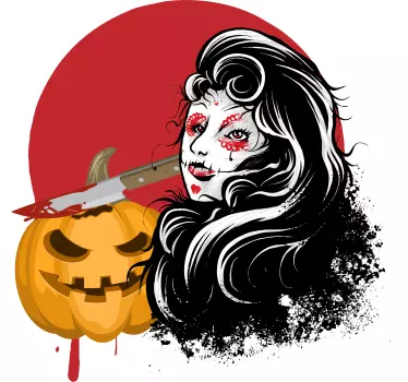 Rémisztő halloween királynő pólók - TenStickers