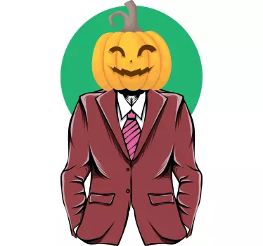 Tökfej jelmez halloween pólók - TenStickers