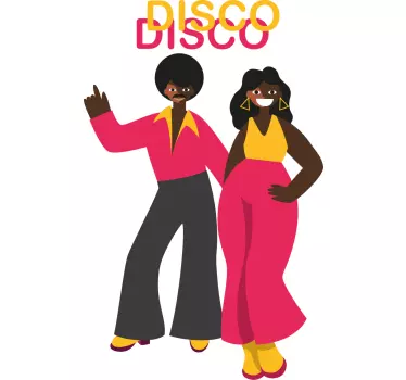 Táncos 80-as évek diszkó férfi pólója - TenStickers