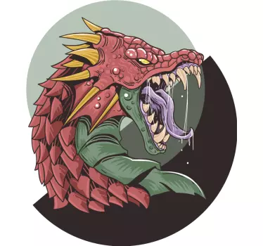 Fenevad sárkány lény póló gyerekeknek - TenStickers