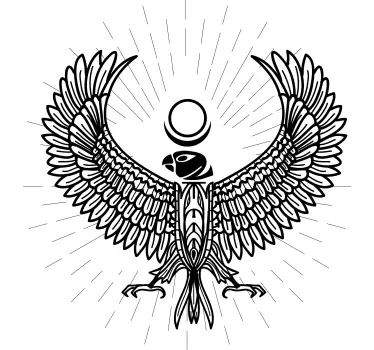 Egyiptomi napisten horosz pólója - TenStickers