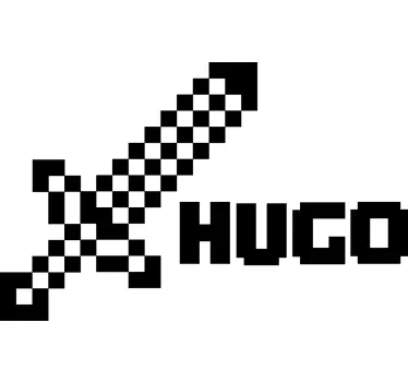 Pixelált kard póló gyerekeknek - TenStickers