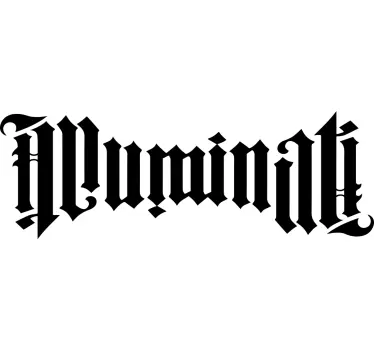 Illuminati ambigram póló - TenStickers