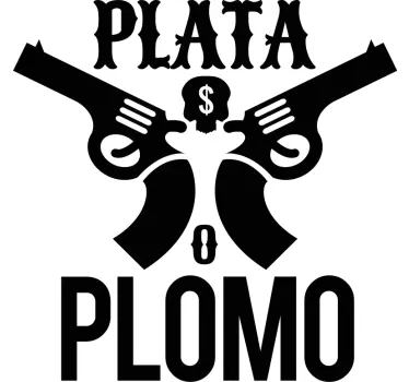 Plata o plomo escobar póló - TenStickers