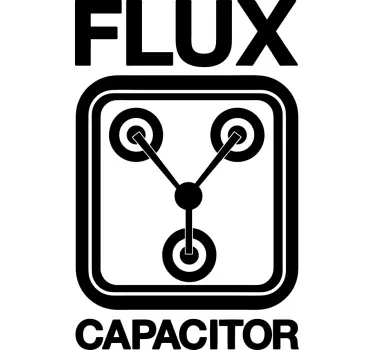 Fluxuskondenzátoros bttf póló - TenStickers