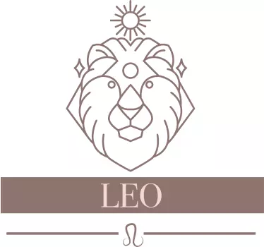 Oroszlán zodiákus póló gyerekeknek - TenStickers