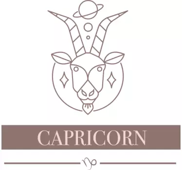 Bak zodiákus szimbólum póló - TenStickers