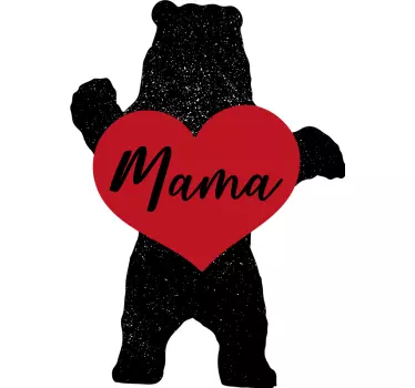 Papa bear & mama bear passzoló ing pároknak - TenStickers