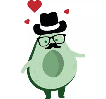 Cuki avokádó pár anya és lánya póló - TenStickers