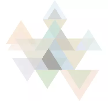 Geometrikus háromszög minta póló - TenStickers