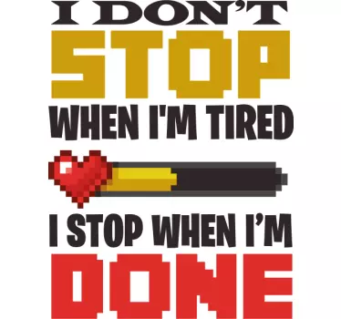 Motiváló gyerek idézet póló baba - TenStickers