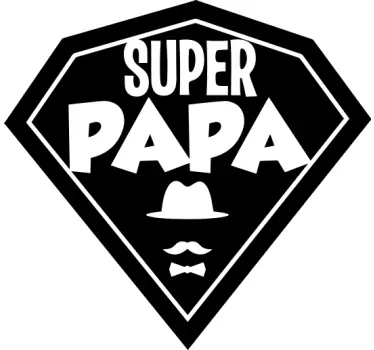 Szuper apa apák napi póló - TenStickers