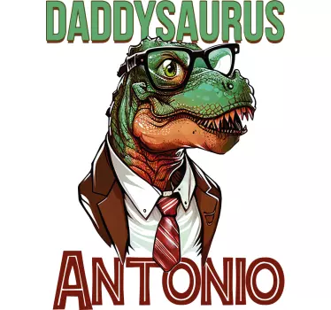 Daddy saurus apák napjához illő ingek - TenStickers