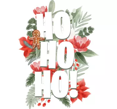 Póló karácsony ho ho ho - Hohó hohó - TenStickers