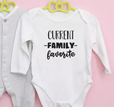 Kedvenc családtagja póló baba - TenStickers