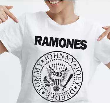 A ramones logó póló - TenStickers